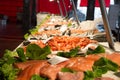 Fish market in Venice, Italy. Royalty Free Stock Photo