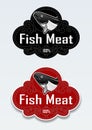 Fish Meat Seal / Sticker