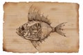 Steampunk style fish