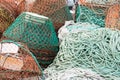 Fish nets background Royalty Free Stock Photo