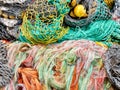 Fish Nets and Floats Royalty Free Stock Photo