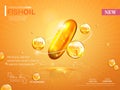 Fish oil ads template