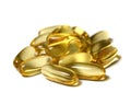 Fish Oil Capsules Royalty Free Stock Photo