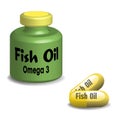 Fish oil capsules