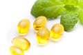 Fish oil nutritional supplement capsules