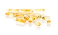 Fish oil omega 3 gel capsules Royalty Free Stock Photo