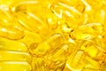 Fish oil omega 3 gel capsules Royalty Free Stock Photo