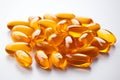 Fish oil omega-3 vitamin pills healthy vital capsules pharmaceutical medicine omega supplement oil nutriment nutrient