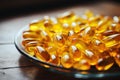 Fish oil omega-3 vitamin pills healthy vital capsules pharmaceutical medicine omega supplement oil nutriment nutrient