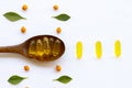 Fish oils pills dietary supplement for health care