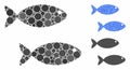 Fish Pair Composition Icon of Spheric Items