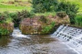 Fish Pass at River Aln Weir Royalty Free Stock Photo