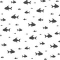Fish- pattern illustration Royalty Free Stock Photo