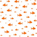 Fish- pattern illustration Royalty Free Stock Photo