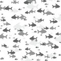 Fish- pattern illustration Royalty Free Stock Photo