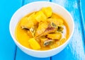 Fish and pineapple curry