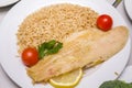 Fish with rice Royalty Free Stock Photo