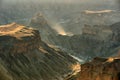 Fish River Canyon in sunset light Royalty Free Stock Photo