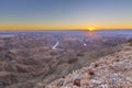 Fish River Canyon Sunset Royalty Free Stock Photo