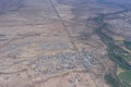 Fish river and Mariental town in desert, Namibia