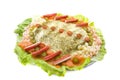 Fish salad Royalty Free Stock Photo