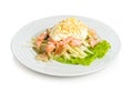 Fish salad Royalty Free Stock Photo