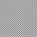 Fish scales black and white lines pattern  illustration Royalty Free Stock Photo