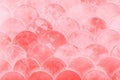 Fish scales japanese pattern. Abstract pink coral color background Royalty Free Stock Photo