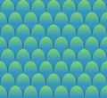 Fish scales seamless background in blue and green design Royalty Free Stock Photo