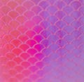 Fish scales seamless pattern colorful blur background