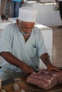 Fish seller in Barka, Oman