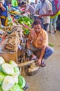 The fish seller in Fose Market