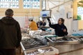 Fish sellers at Mercado Municipal in Armacao de Pera