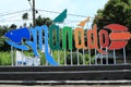 Fish shape logo of Manado city