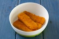 Fish in small bowl Royalty Free Stock Photo