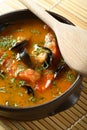 Fish soup with seafood