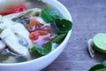 Fish soup Thailand Food Royalty Free Stock Photo