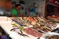 Fish stall and fishmonger, Heraklion.