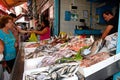 Fish stall, Heraklion.