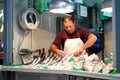 Fish stall, Malaga indoor market.