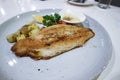 Fish steak , catfish steak with white cream sauce