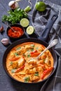 Fish Stew cooked with coconut milk and veggies Royalty Free Stock Photo