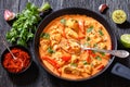Fish Stew cooked with coconut milk and veggies Royalty Free Stock Photo