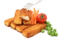 Fish stick Royalty Free Stock Photo