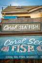 Fish store at Kensington market, Toronto, Canada