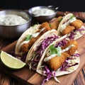 Fish Tacos: Baja-Style with Crispy Battered Fish and Cabbage Slaw