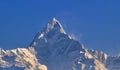 Fish tail mountain view in Annapurna Royalty Free Stock Photo