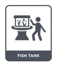 fish tank icon in trendy design style. fish tank icon isolated on white background. fish tank vector icon simple and modern flat Royalty Free Stock Photo