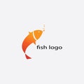Fish Template logo icon vector design