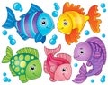 Fish theme image 4 Royalty Free Stock Photo